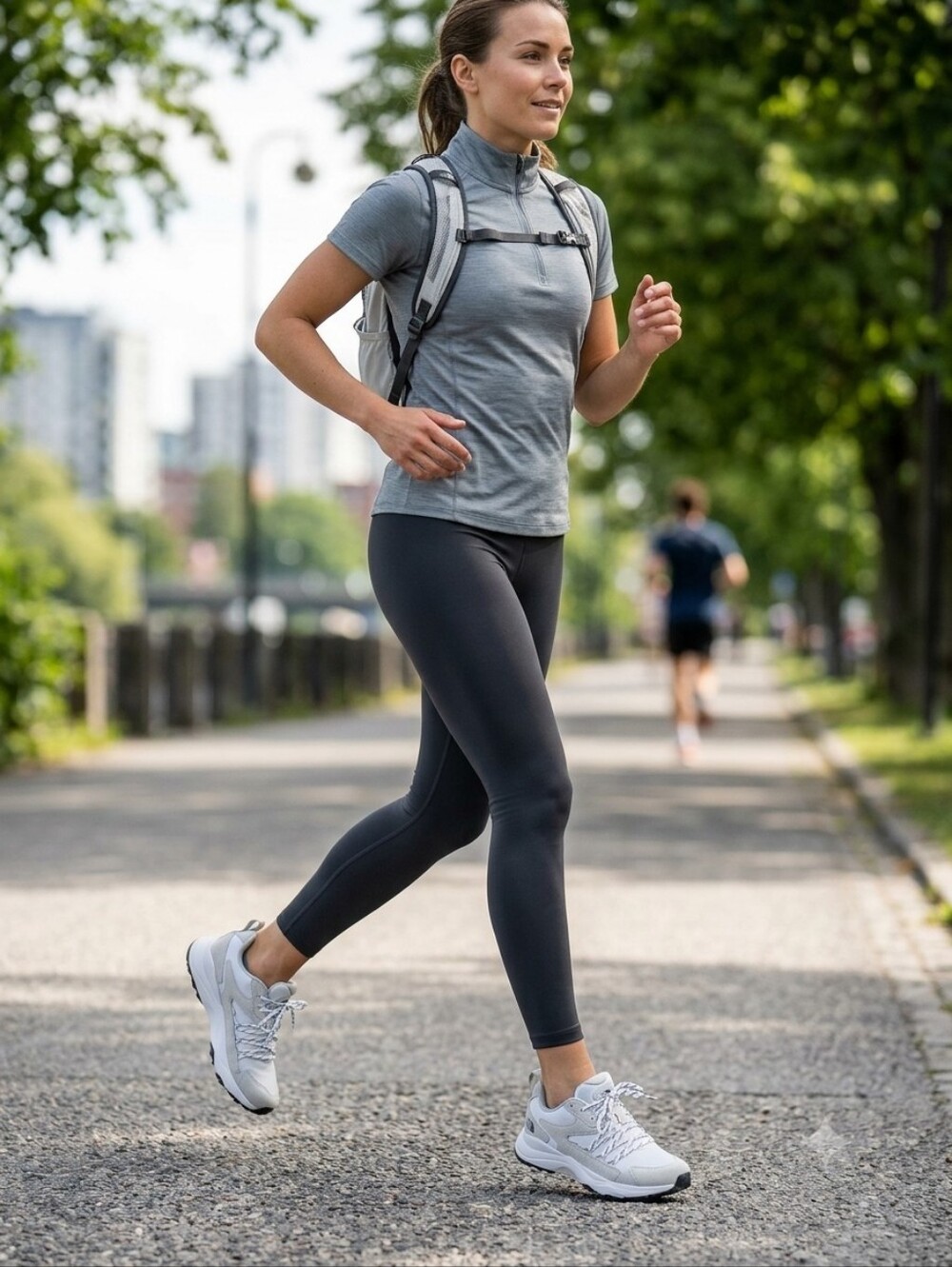 The North Face Light Grey Athletic Sneakers